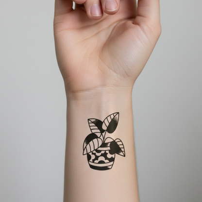 Tatuaje Planta Ornamental