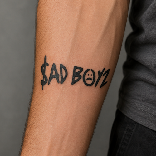 Sad Boys en piel