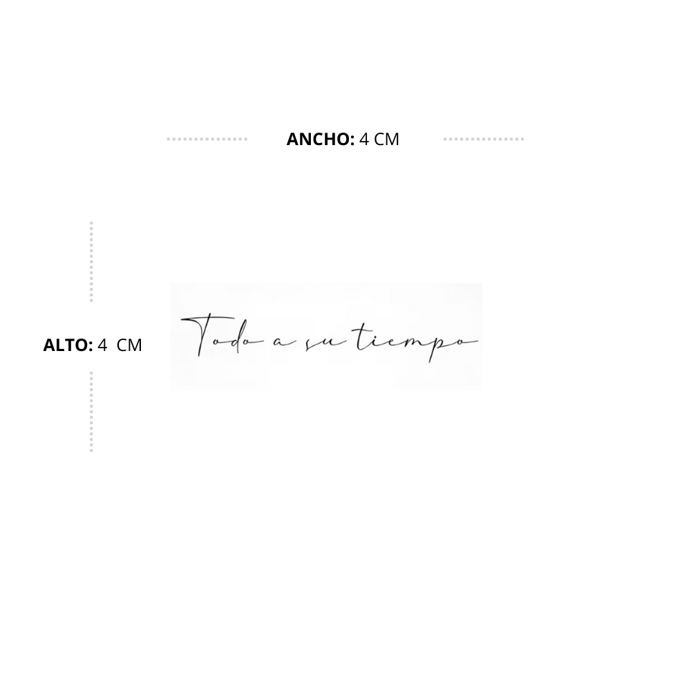 Todo a su tiempo