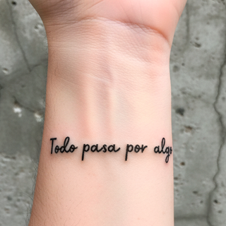Todo pasa por algo
