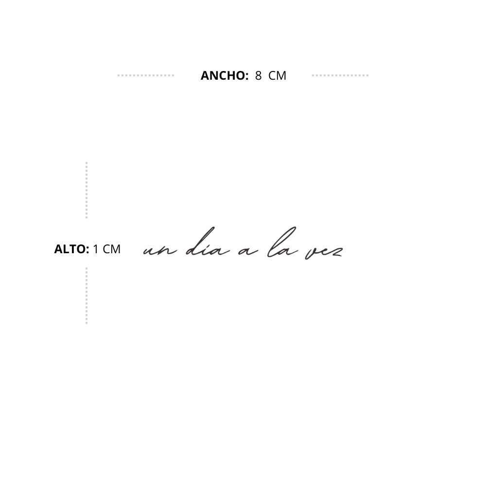 Tatuaje  Un día a la vez