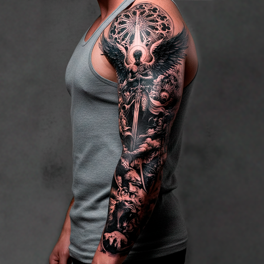 Tatuaje  Manga Victoria Sobre La Muerte